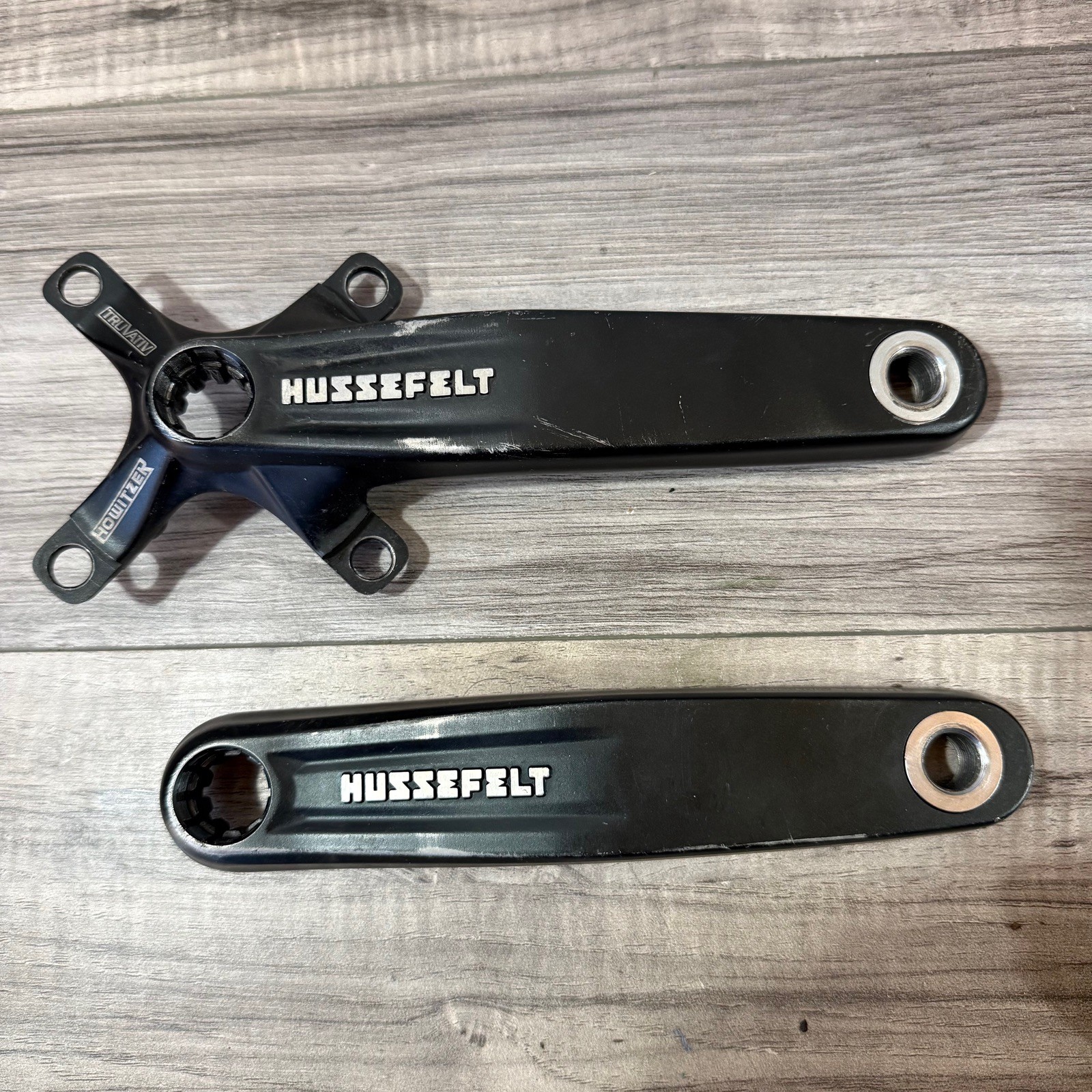 Truvativ Hussefelt 170mm DH Crank Arms 4-bolt 104 64 BCD ISIS Spline