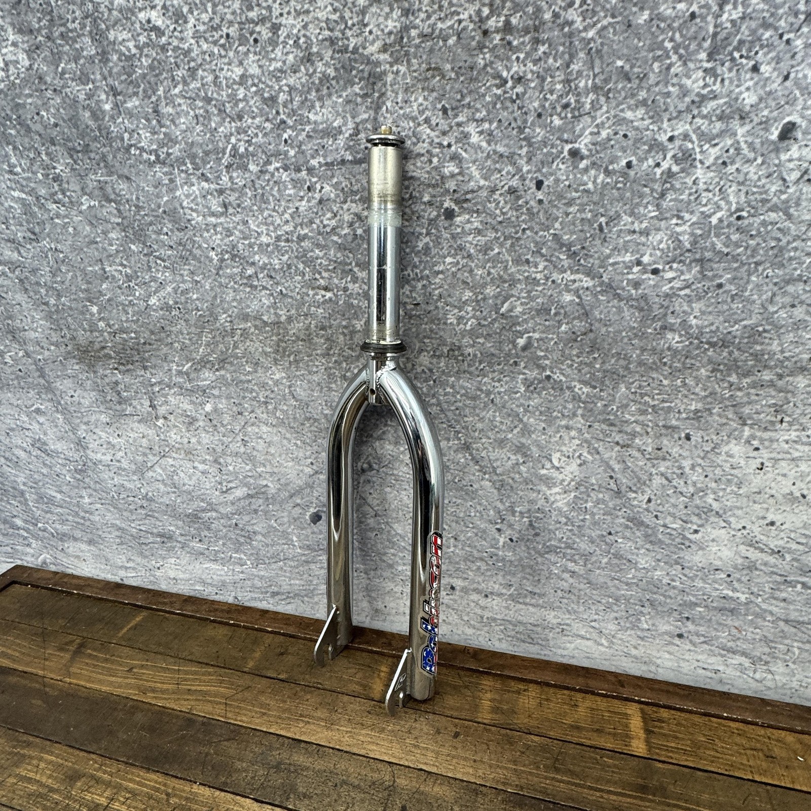 Vintage Robinson BMX Fork 20in 1 1/8 Threadless Chrome Steel Old School BMX 90s