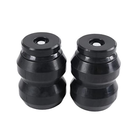 Rear Suspension Rubber Helper Spring Kit Compatible with 2009-2021 Dodge Ram