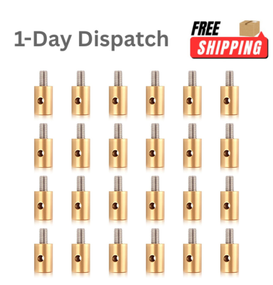 24PCS 6mm Throttle Cable Ends Kit Solderless Repair for Car Bike Motorcycle