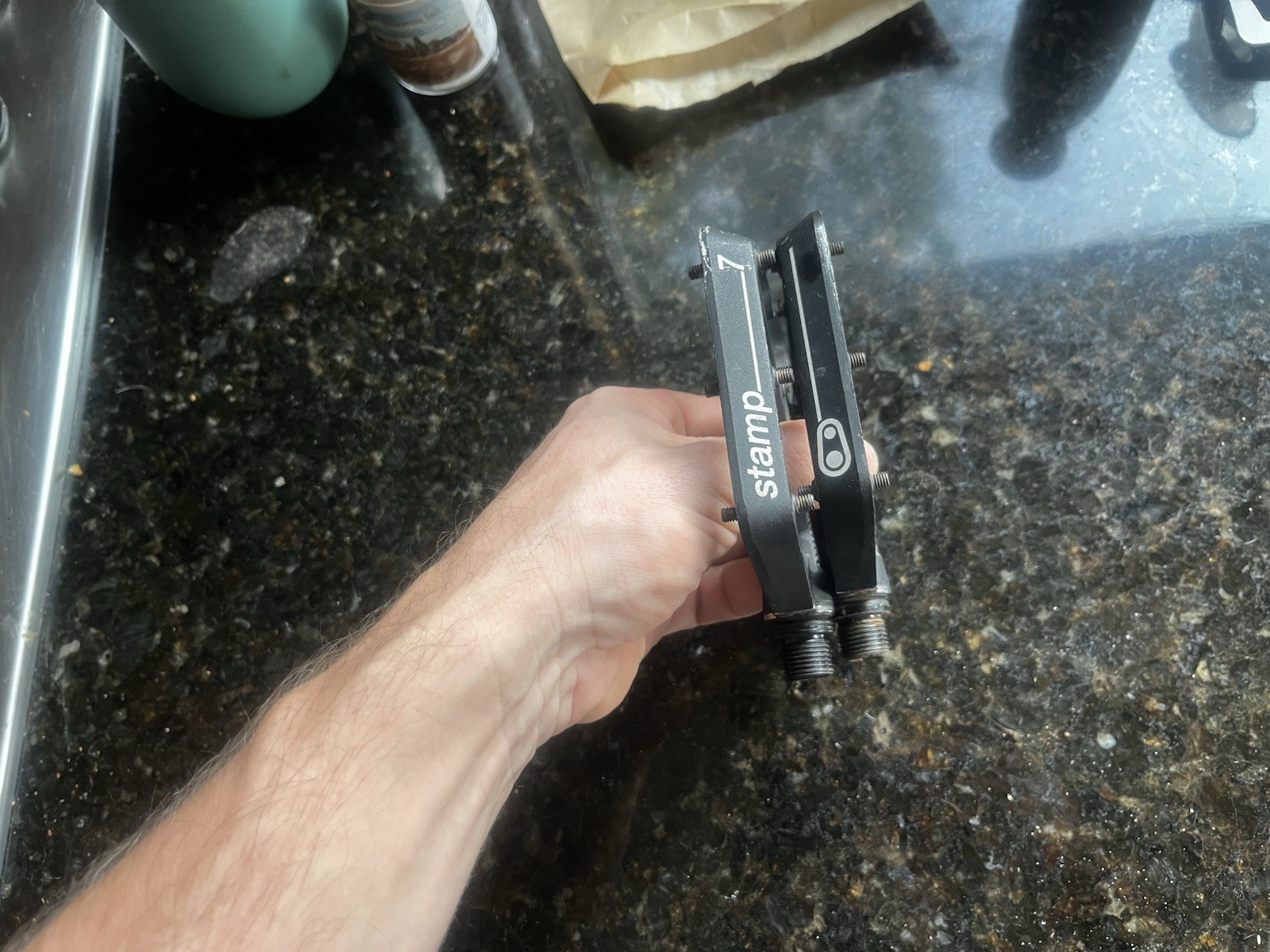 Crank Brothers Stamp 7 Pedals, Used.