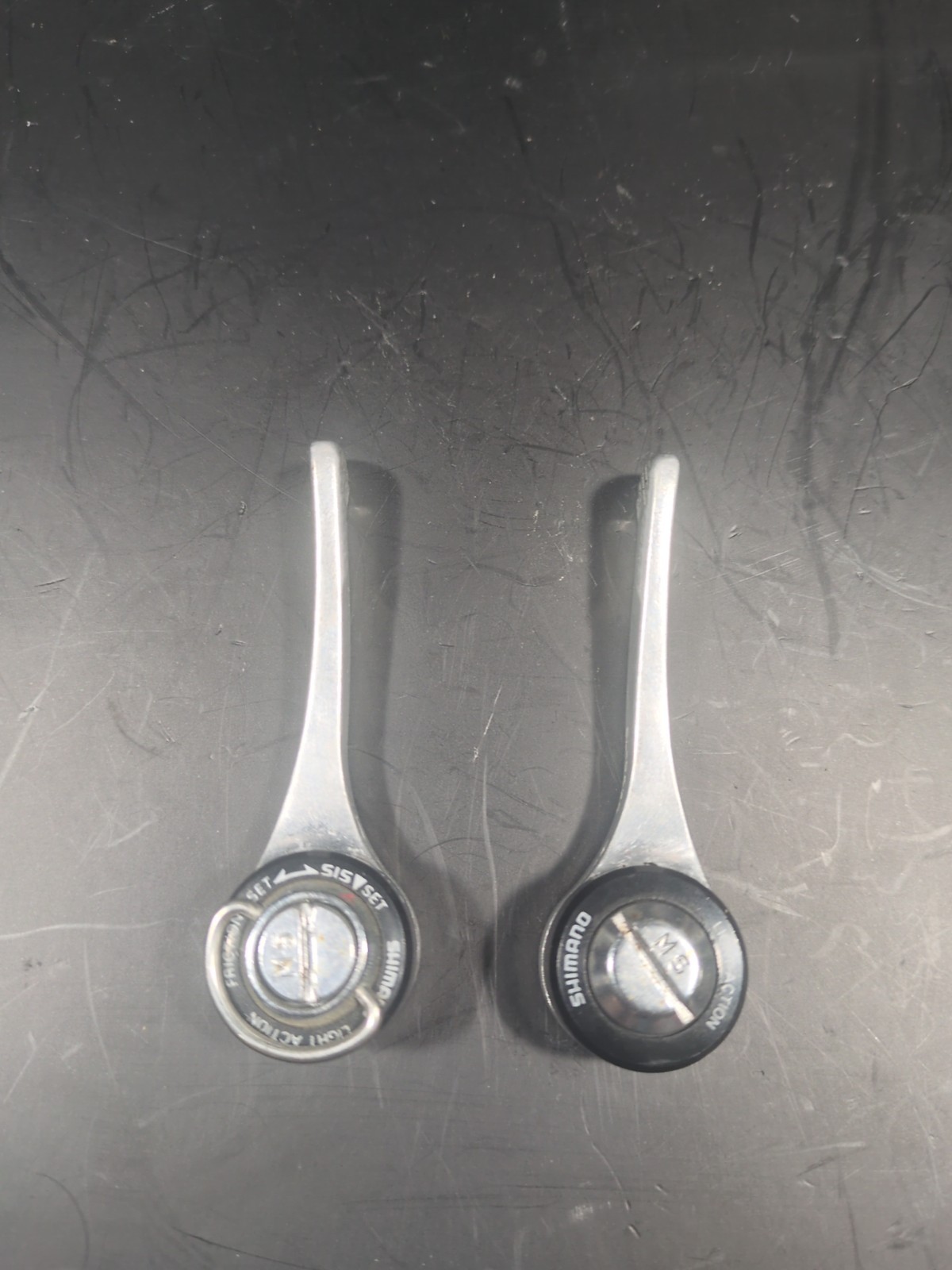 Shimano SL-S424 6-Speed Shift Levers for Braze-on Mount Vintage Downtube Shifter