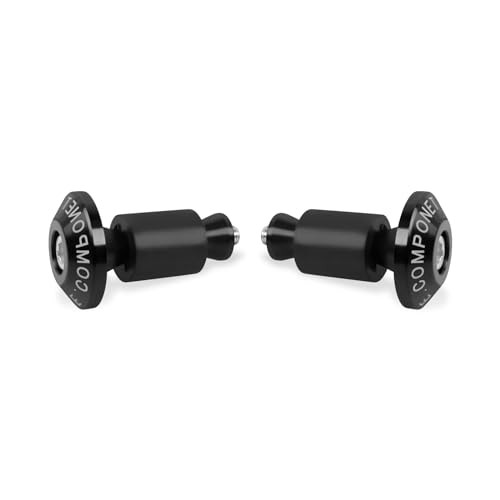 Universal 7/8″ 22mm Bar Ends Plug Slider Aluminum Handlebar Grips Bar Black