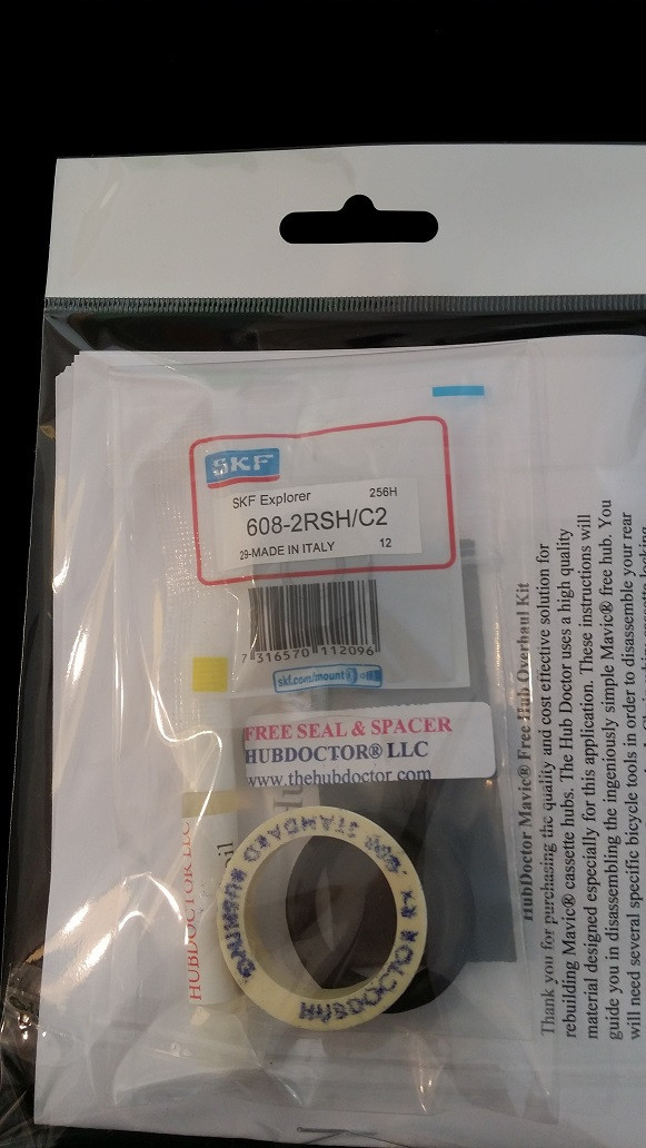 NEW PRODUCT – HUBDOCTOR SUPER BUSHING FOR MAVIC FREEHUBS .000 STANDARD SIZE