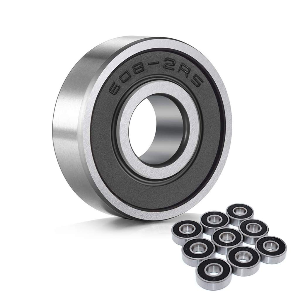 Wellgo 608-2RS Ball Bearings Skateboard Double Rubber Sealed…