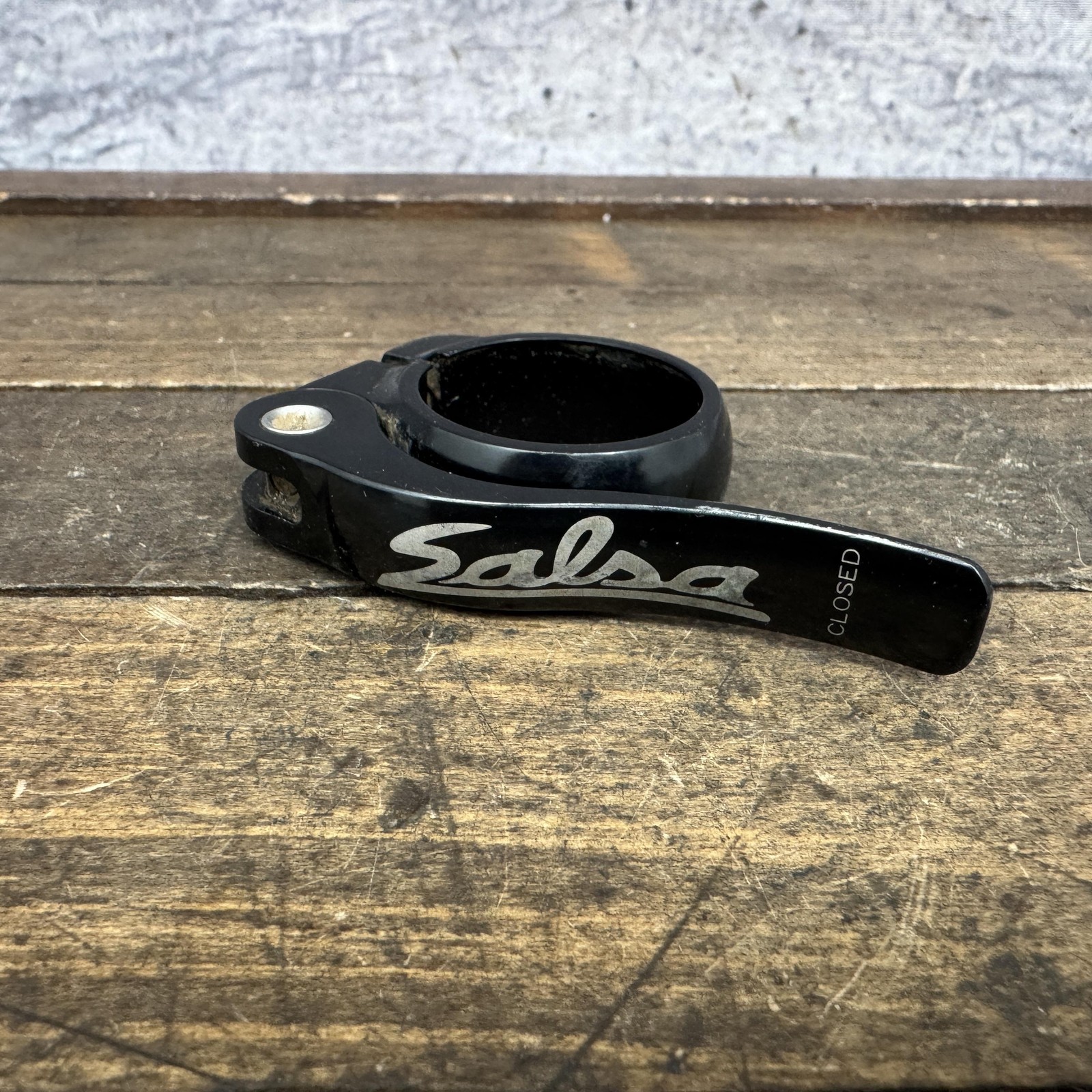 Salsa Quick Release Seatpost Clamp 35.0mm Black Alloy MTB Road Bike 45g