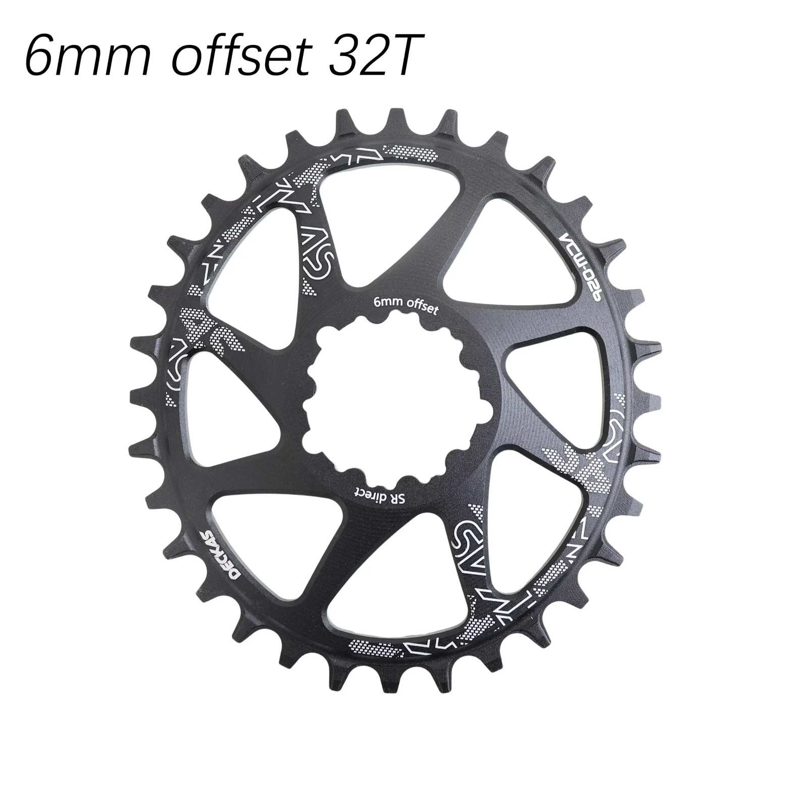 Deckas Oval MTB Chainring 28T-38T Direct Mount 3/6mm Offset SRAM Eagle XX1 X01