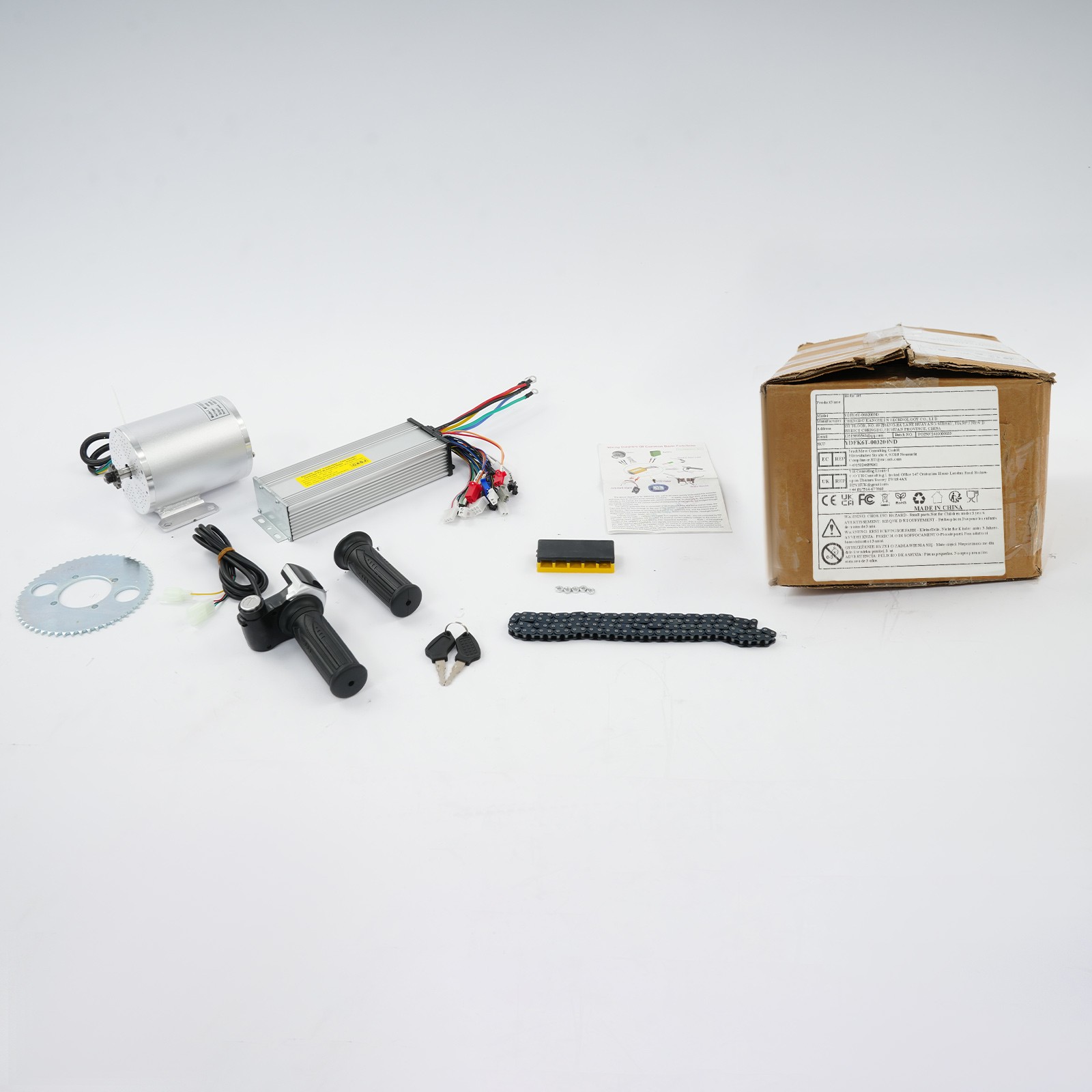 Electric Brushless Motor Kit 48V 2000W DC For E-bike Scooter Bicycle Conversion!