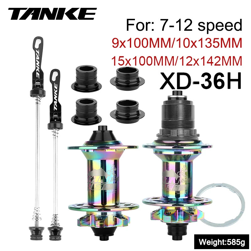 Mountain Bike Quick Release Hub 36H 6 Claw 108 Clicks Sealed Bearing Disc Brake