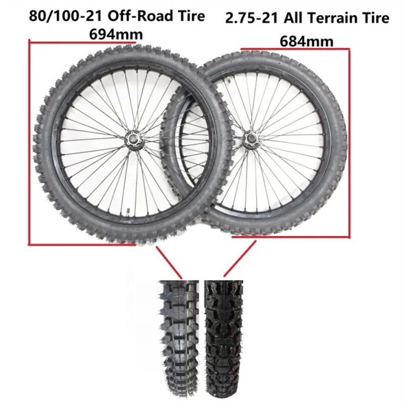 Ebike 48V-72V 3000W-5000W Motorcycle Rim Rear Wheel Only 17» 18» 19″ 21»