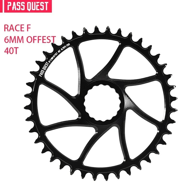 6mm Offset Narrow Wide Chainrings for Straight Mounted Crank 9/10/11/12 Speed