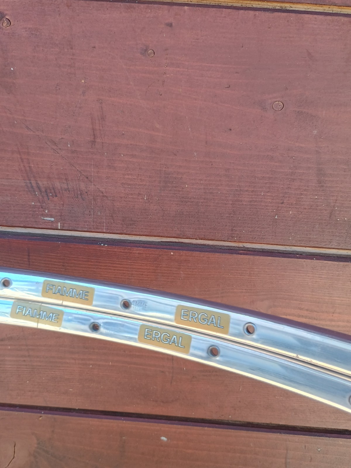 Vintage Nos Fiamme Yellow Label Silver Pair Rims 28h New X Tubulars Rims New