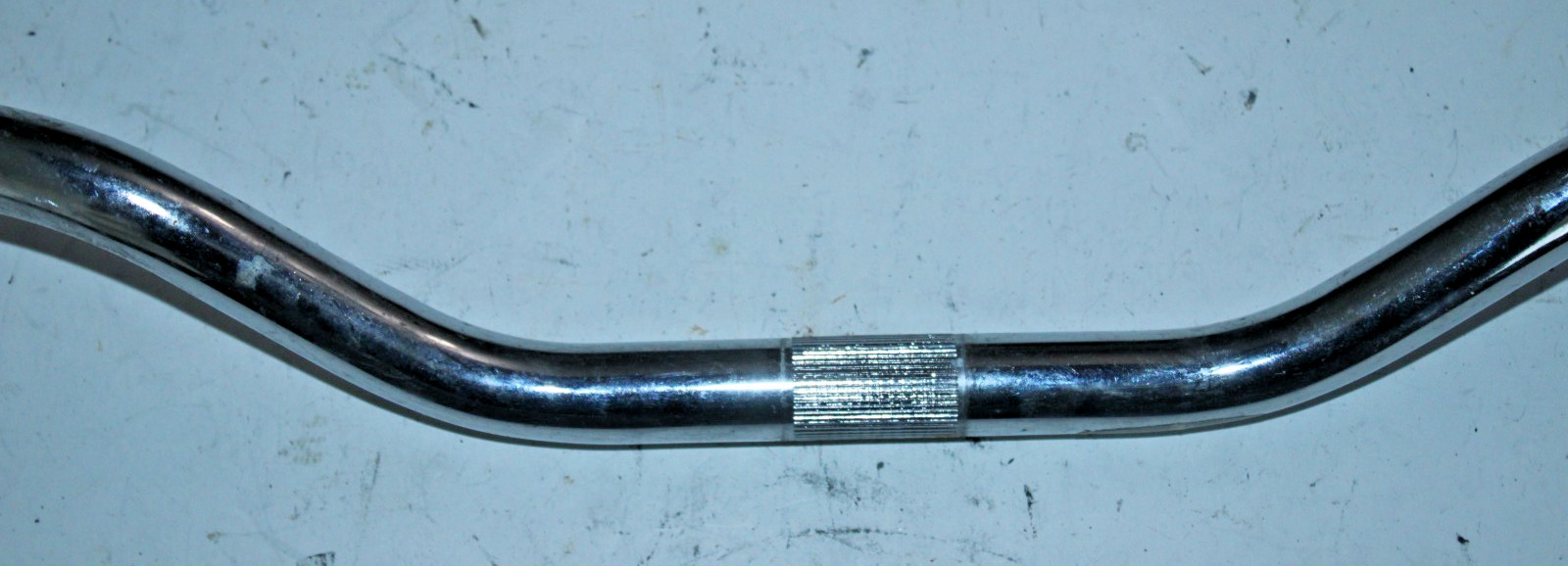 MTB Bike Handlebar 22.2mm 65cm 2.5″ Riser Bar Steel Silver Hybrid Cafe Commuter~