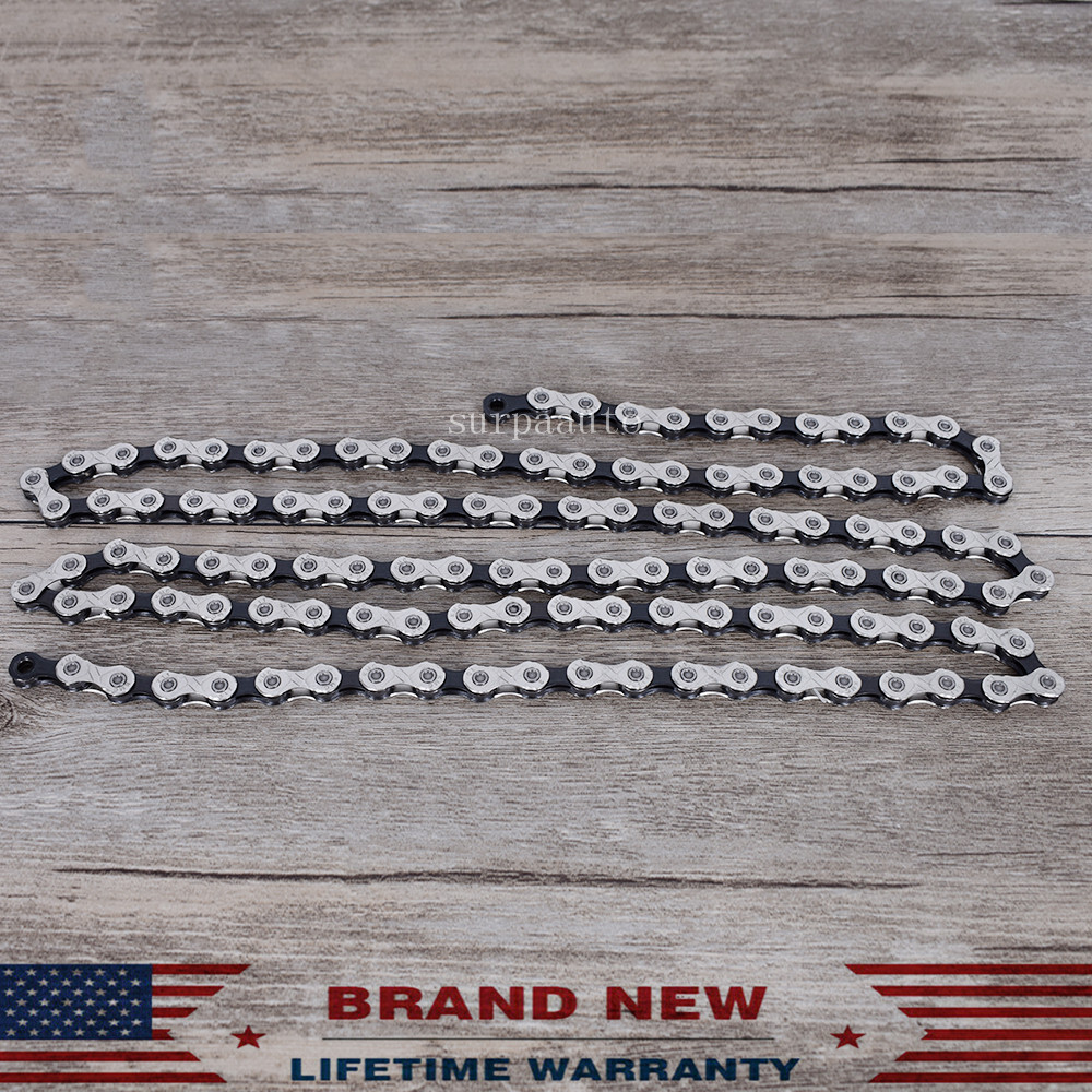 KMC X11 11-Speed 118L Bike Chain Gray Stretch-Proof fits Campy SRAM Shimano