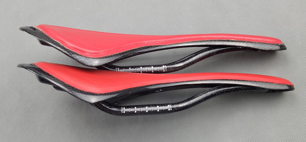 Bicycle Saddle Carbon Fiber Leather Seat Oval Rail MTB Road Racing Bike Saddles