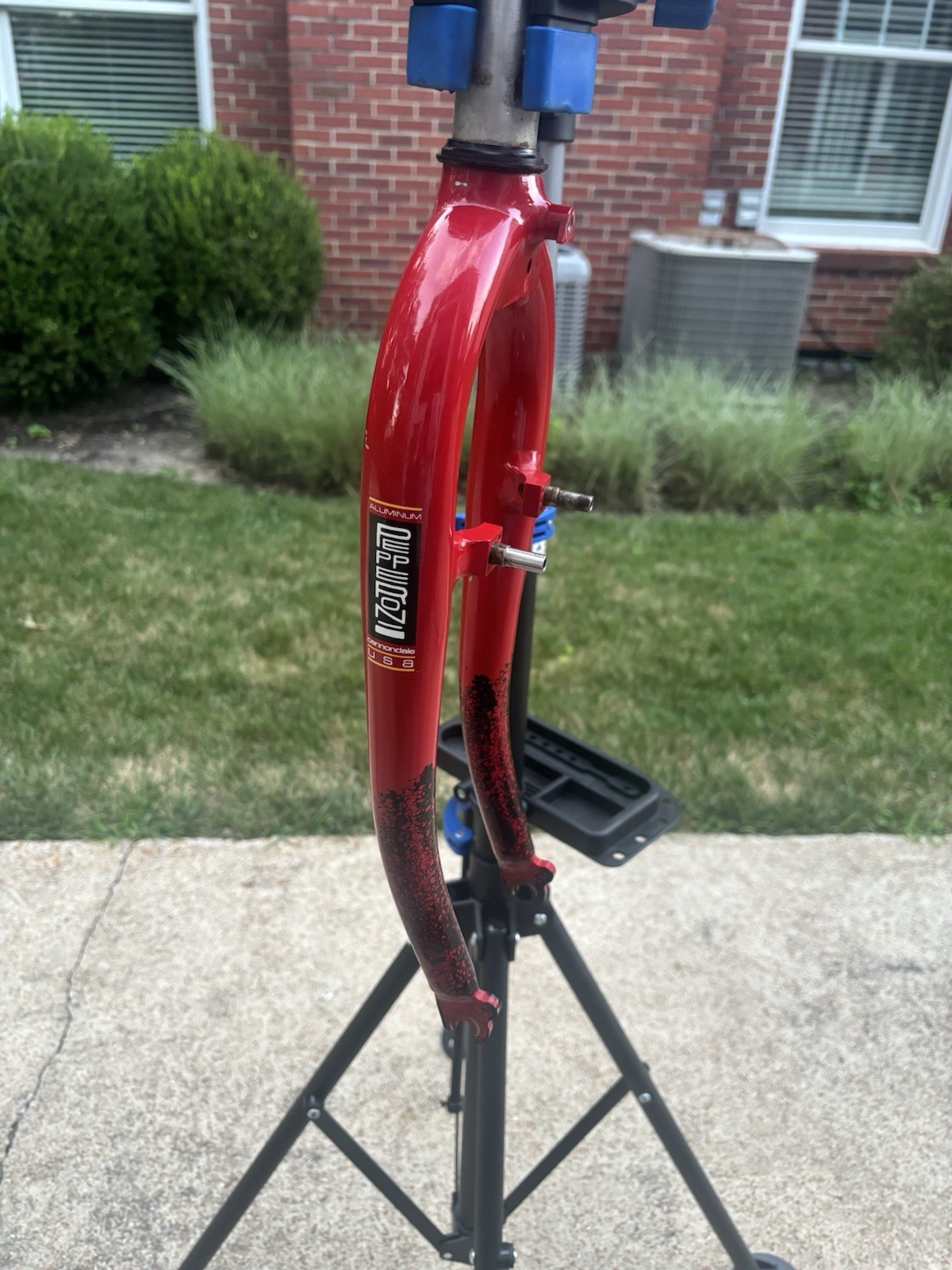Cannondale Pepperoni 1 1/4 Threaded Steerer Aluminum Fork – Red