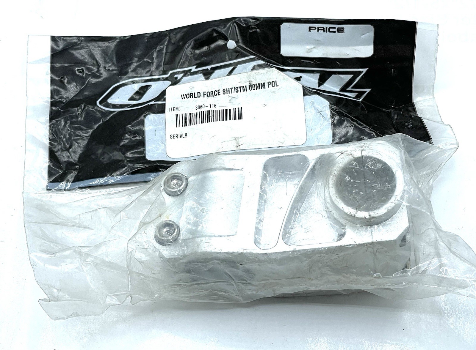 O’Neal World Force 60mm Silver Stem 25.4 Clamp NOS Vintage MTB / BMX