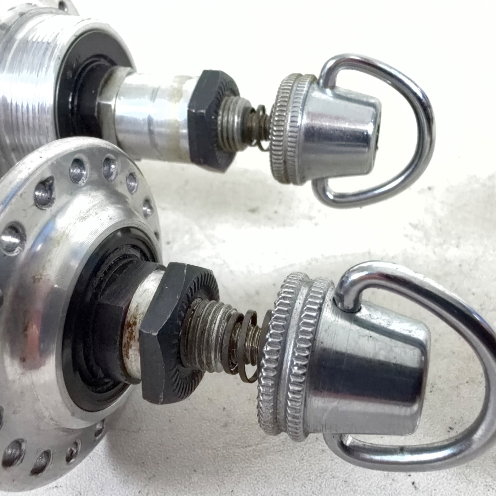Sansin Vintage Gyro-Master Road Bike Hub Set F/R 36/36s 100/126 OLD QR Freewheel