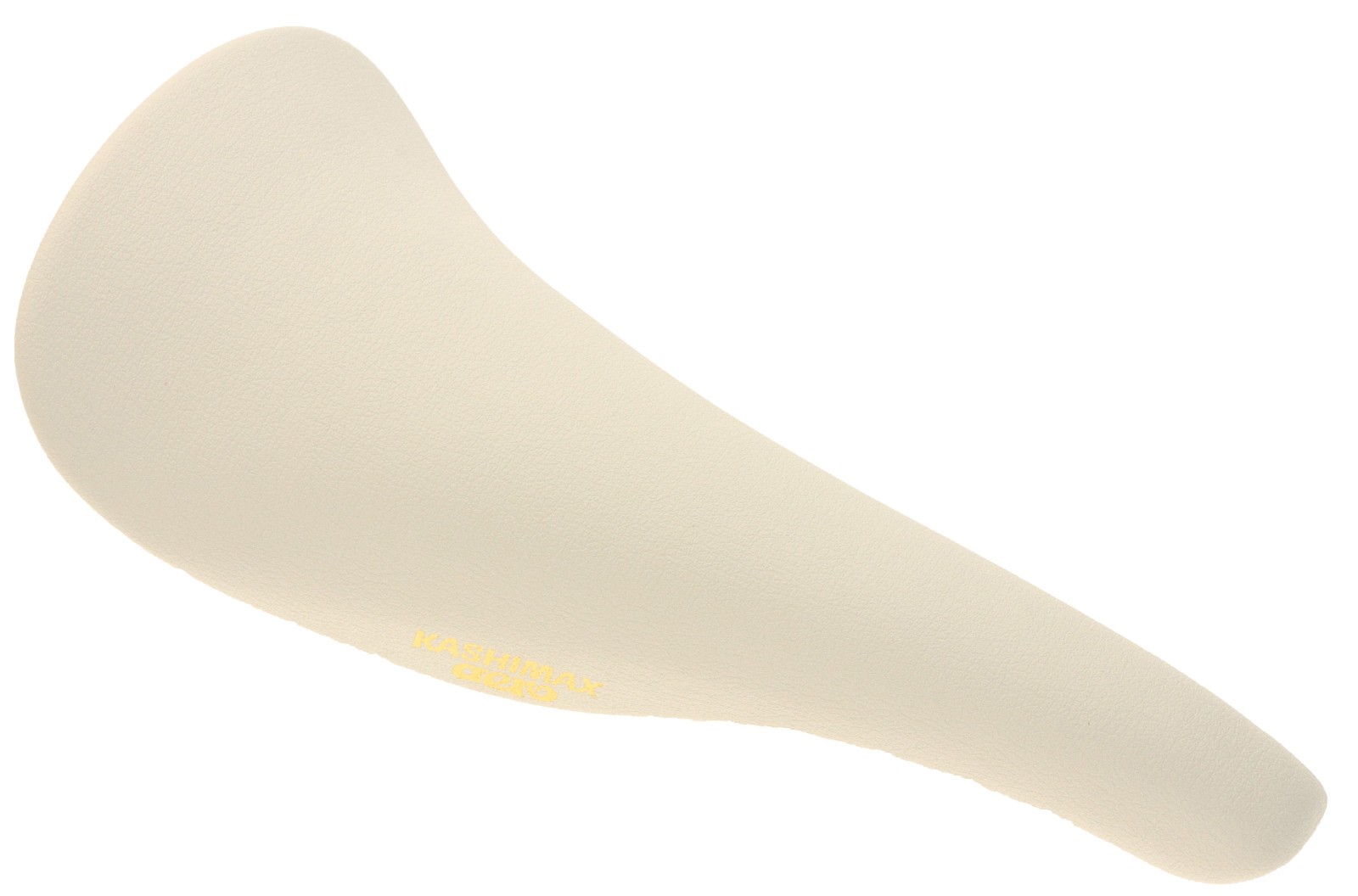 Kashimax Aero AX-4B Saddle Non-Padded Standard Rails Smooth Leather White NEW