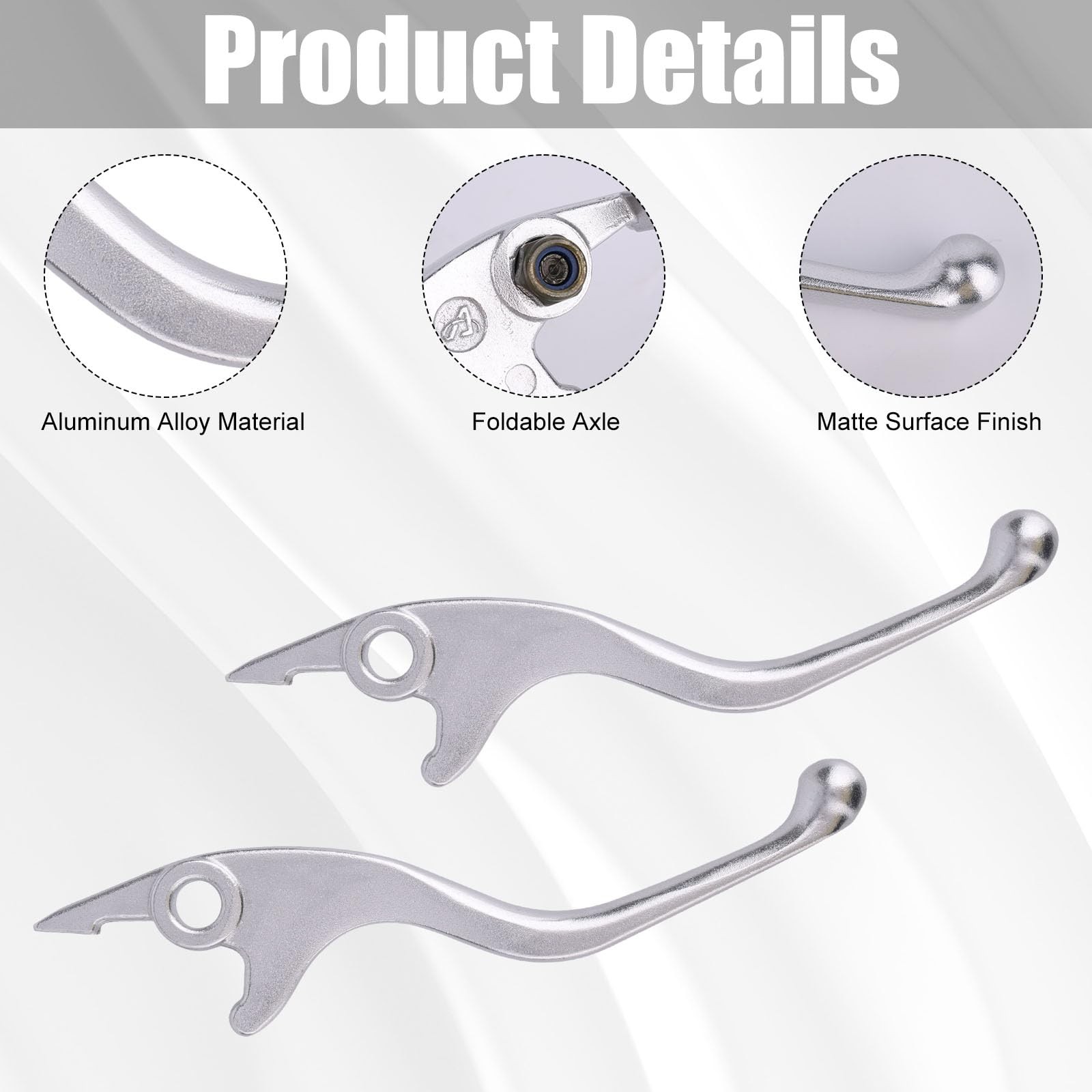 1 Pair Left Right Handbrake Levers Universal Bicycle Brake Handle Replacement