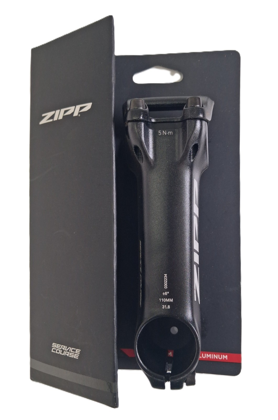 NEW Zipp Service Course Stem 110mm 31.8 +/-6° Blast Black 1-1/8″ B2