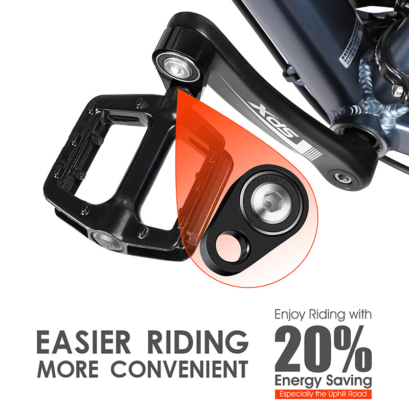 WEST BIKING Labor Saving Bicycle Pedals Adapter Bearing Conversion Magic Stepper