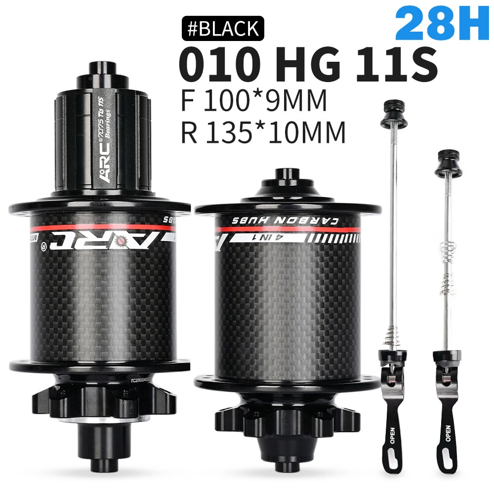 Carbon Fiber Mountain Bike Hubs 4 Sealed Bearing 6 Pawls 114 Click for HG XD MS