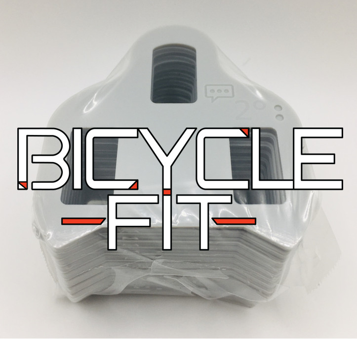 Bicycle cleat wedges for 3-hole cleats 2 degrees-(25 pack) Looks / SPD-L Road