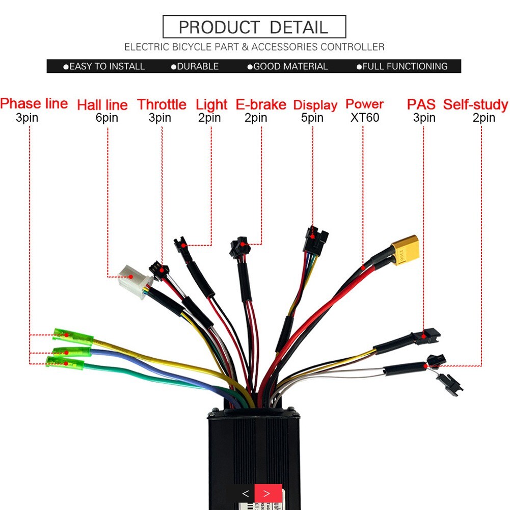 Powerful Upgrade For Your E Bike Motor With 750/1000W Controller Set And 8-PAS