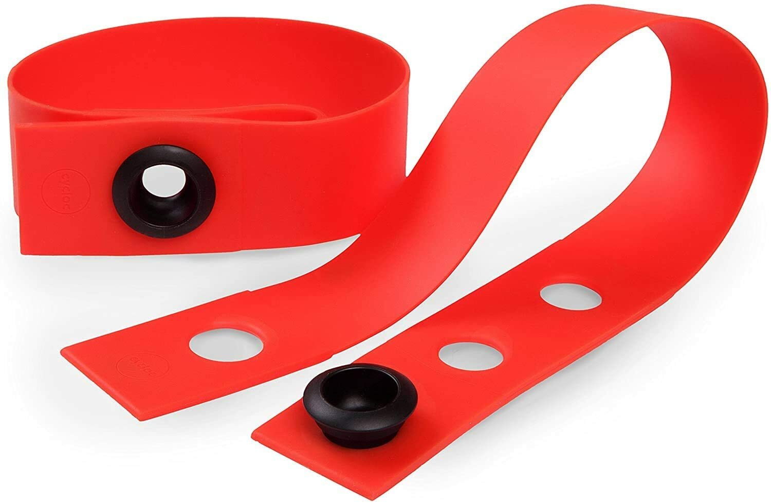 Cycloc Wrap Stylish Versatile Rubber Ankle / Bike Strap Multiple Colors 2-PK