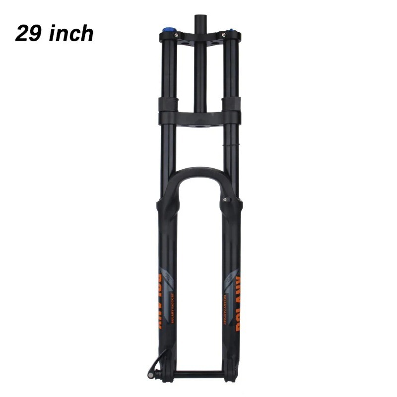 27.5 29in MTB Ebike Barrel Axle Air Pressure Suspension Fork Straight/Tapered
