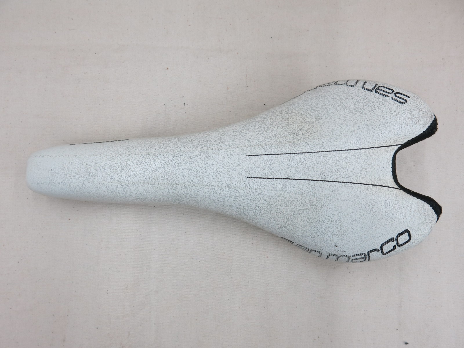 Selle San Marco PONZA White Road Bike Racing Saddle Seat 278G 275mm x 130mm