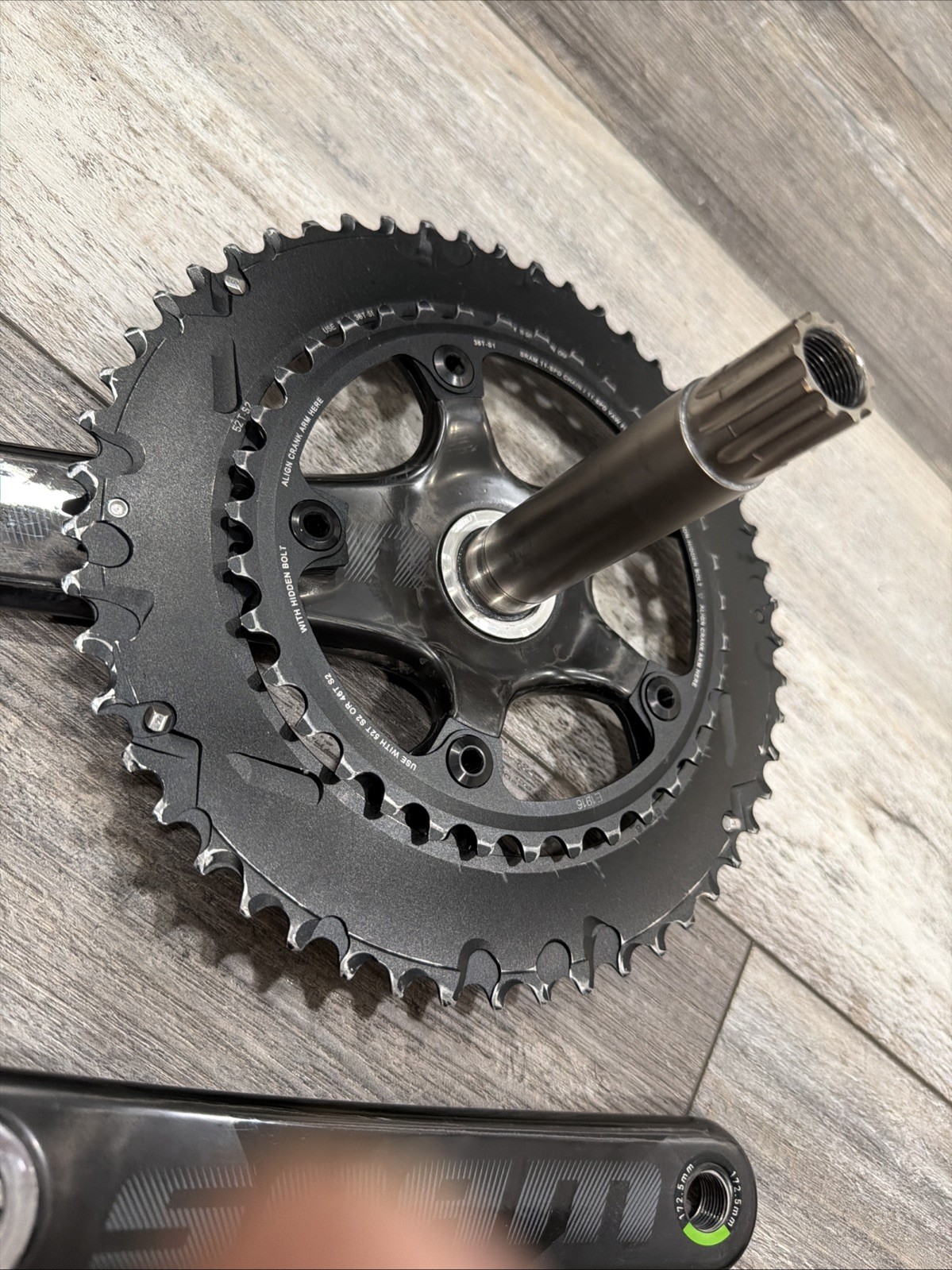 SRAM Red 22 Carbon Crankset GXP 172.5mm 52/36t