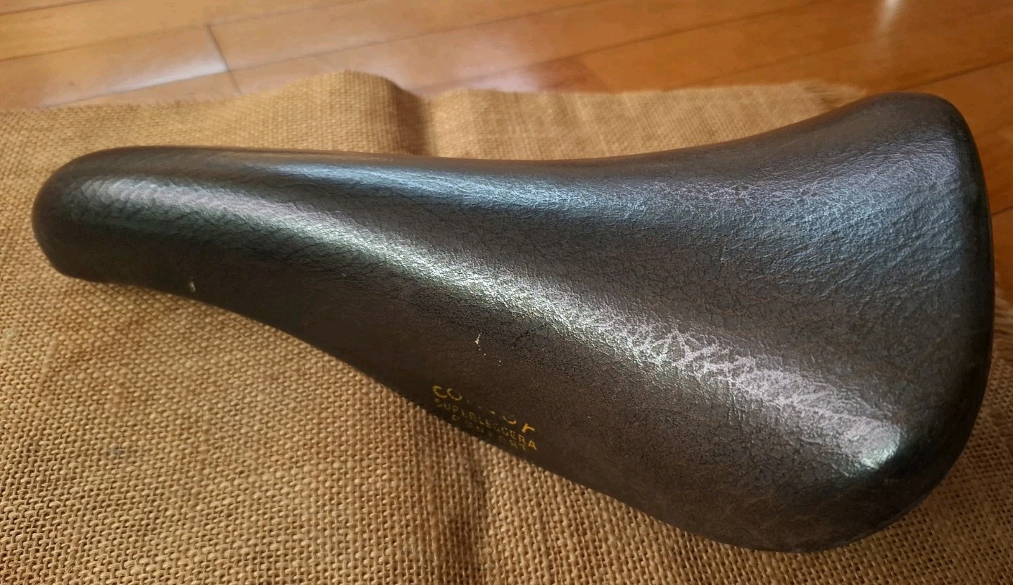 Vintage Concor Supercorsa Superleggera Confort Saddle Alloy Rails 290g. VGC