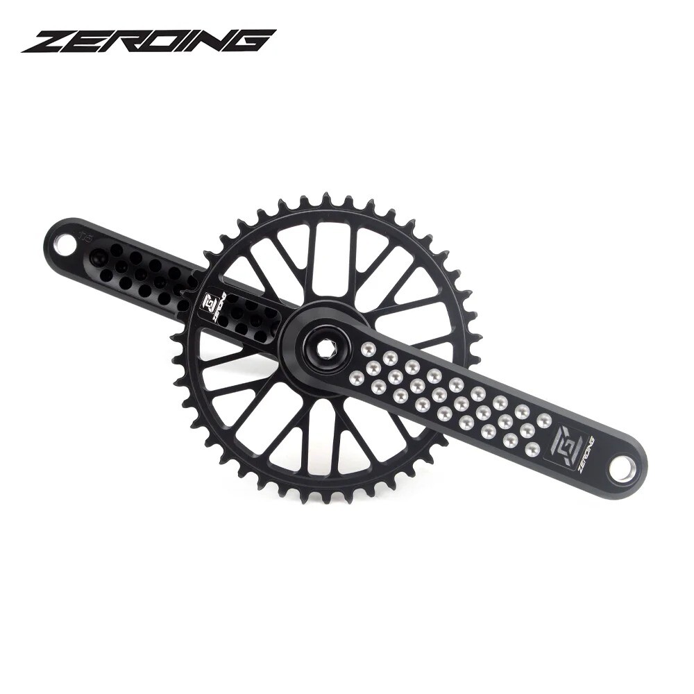 ROAD Bike Crankset CRS Hollow Crank Chainring 7075 Shaft CNC GRAVEL Spider Sram