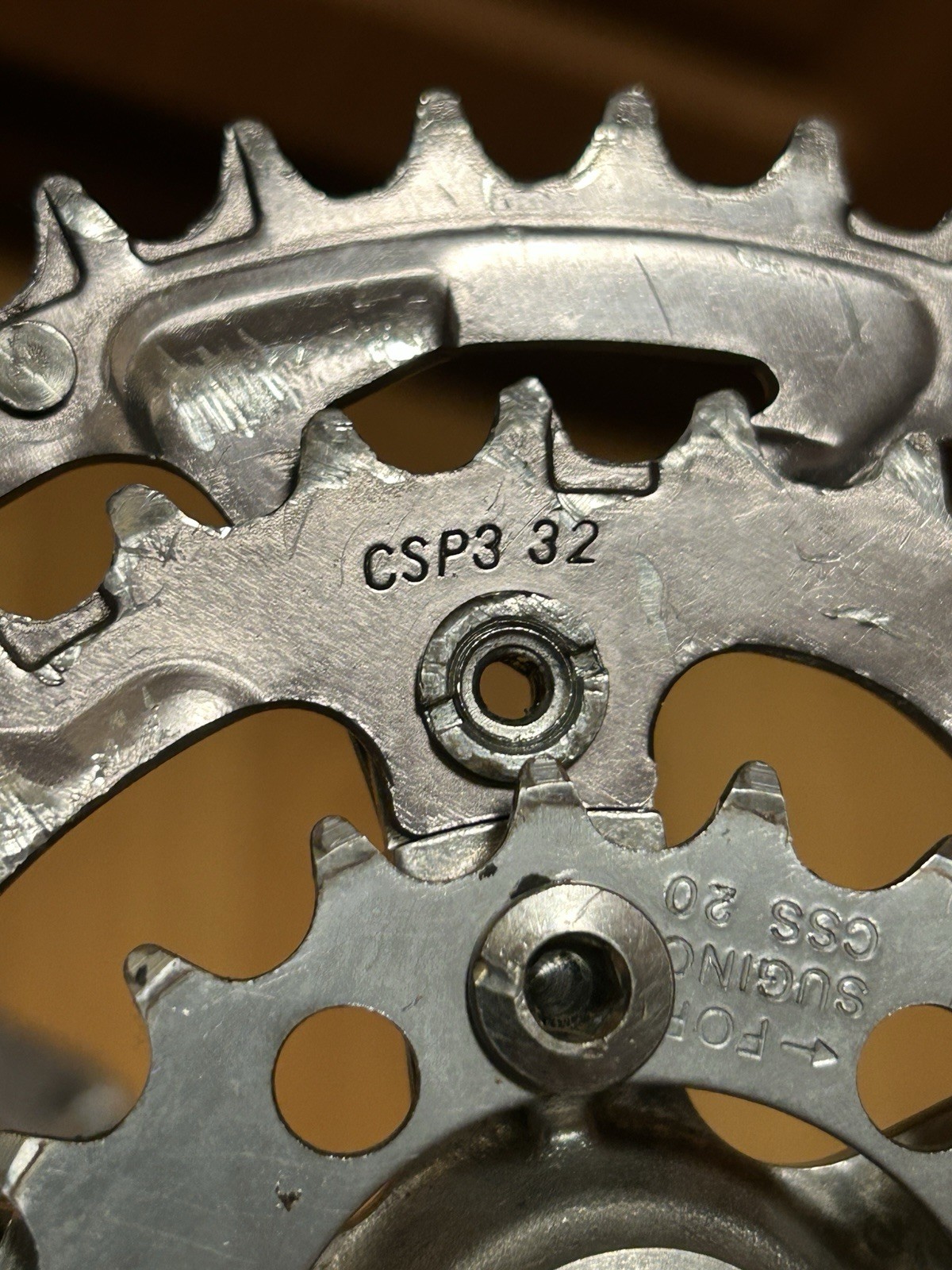 Vintage White Industries by Sugino Crankset Square Taper Cranks 175mm 94/58 BCD