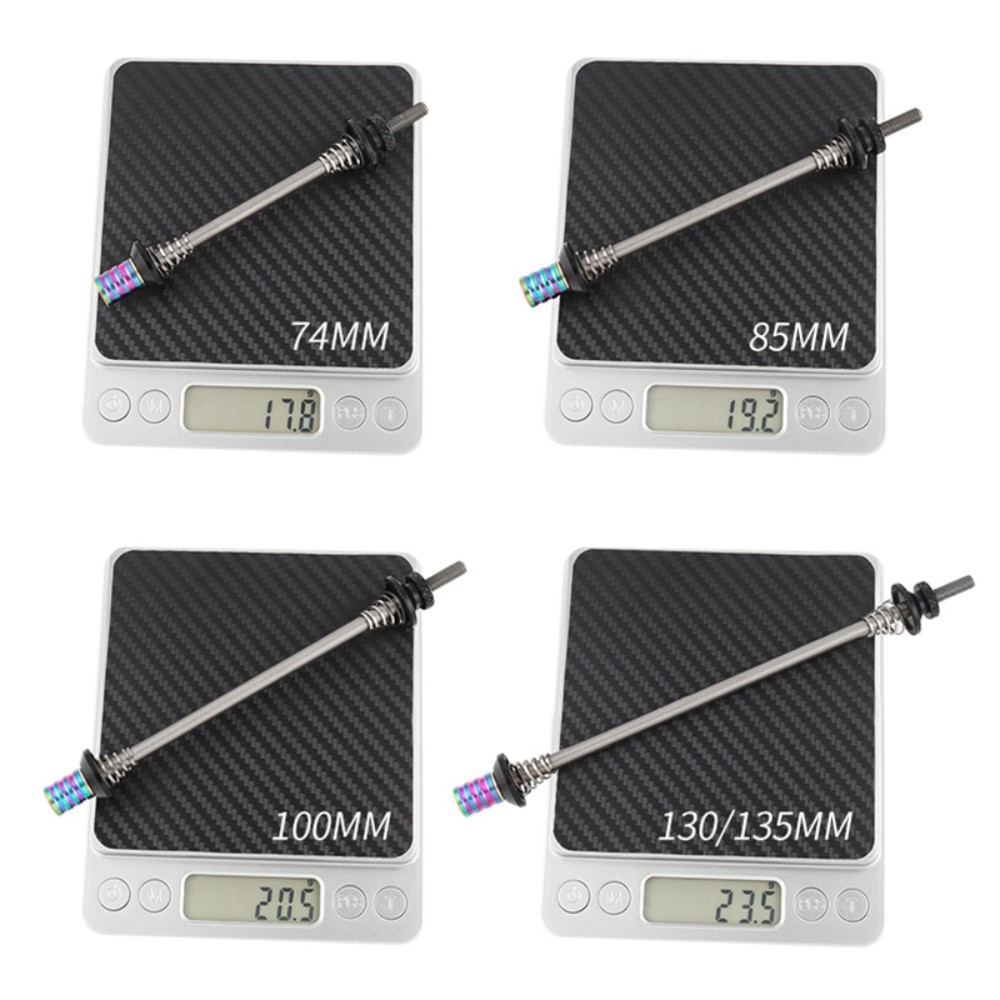 Titanium 18g/Pair-Super Light&Anti-Theft/Bolt on/QR/Quick Release skewers