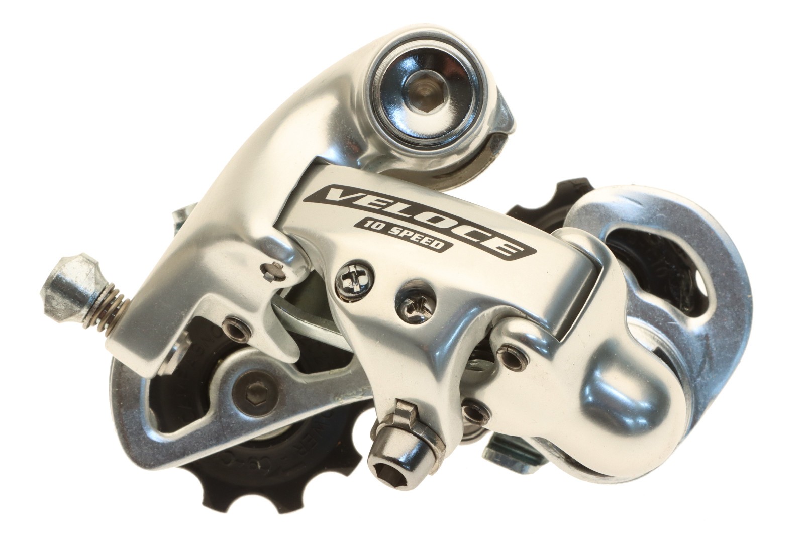 Campagnolo Veloce Rear Derailleur 10 Speed Short Cage Silver 2004 NOS NEW