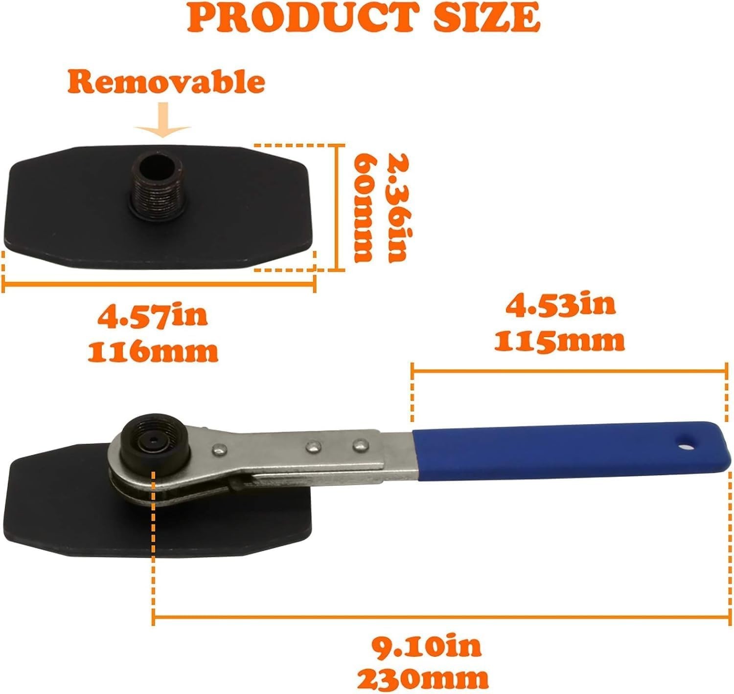 Brake Tools, Brake Caliper Compression Tool, 4 in 1 Universal Disc Brake Caliper