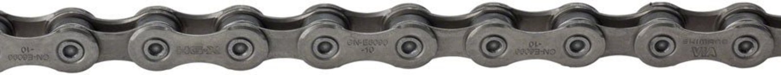 Shimano STEPS CN-E6090-10 Ebike Chain – 10-Speed 138 Links Silver