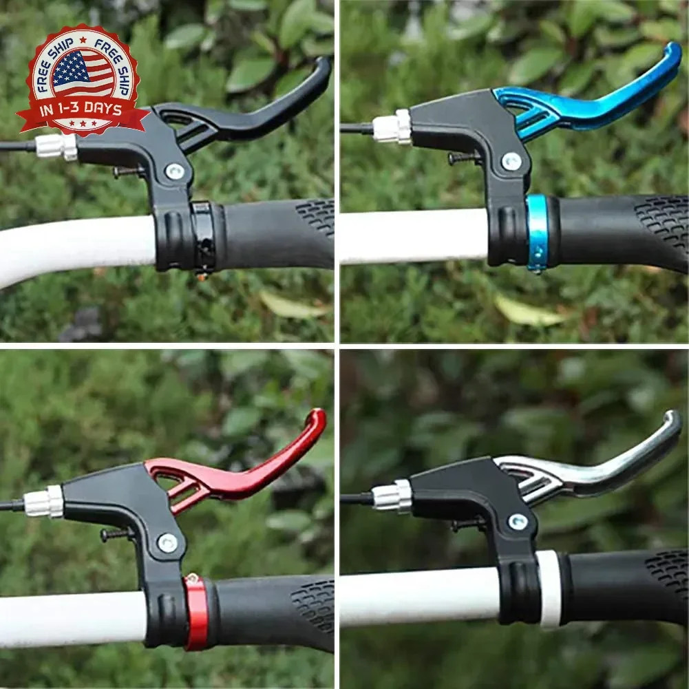 Lomodo 4 Pieces Bicycle Brake Accessories Including 2 Pack V-Brake Handlebar Alu