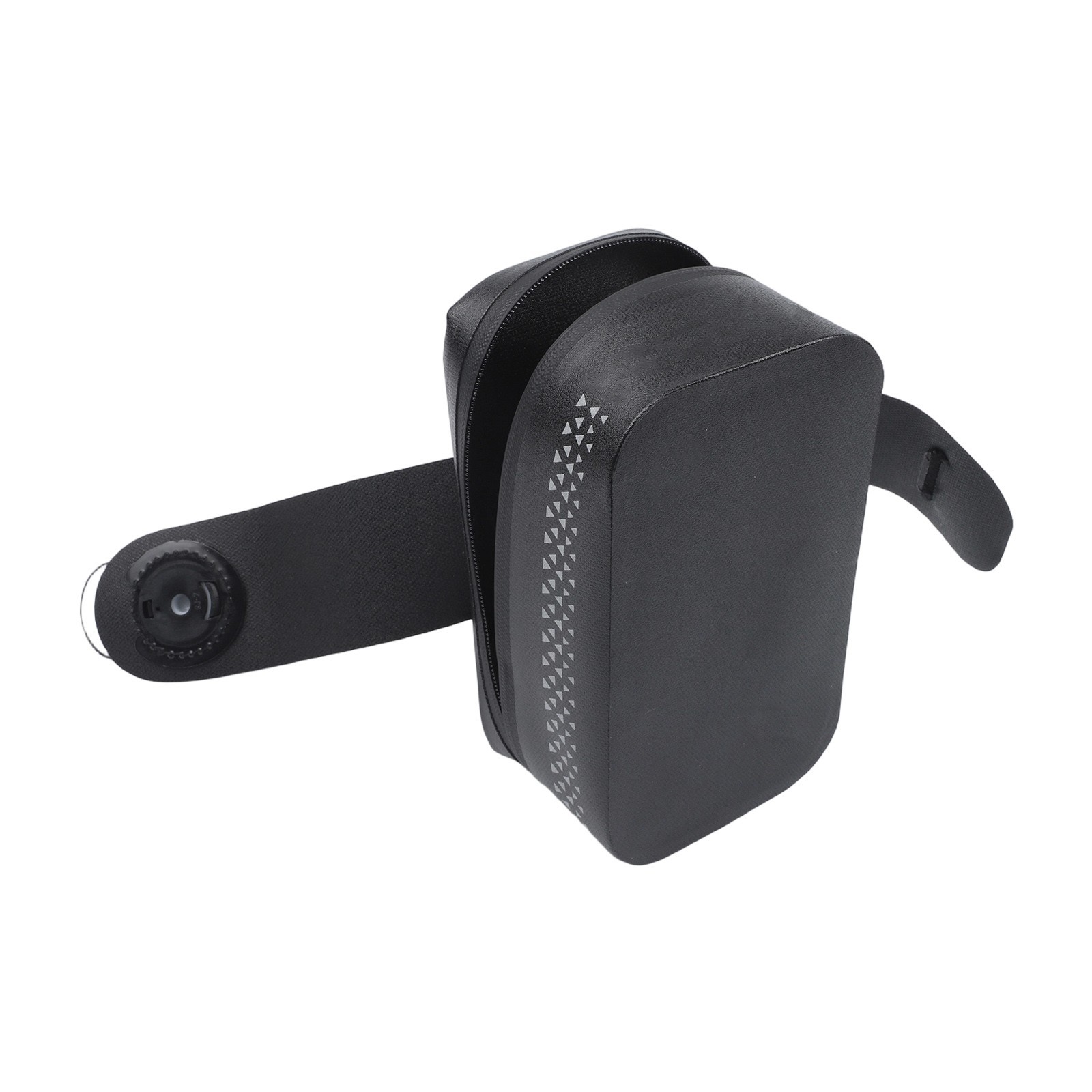 Secure Bicycle Saddle Bag with Waterproof Shell and Reinforced Attachment