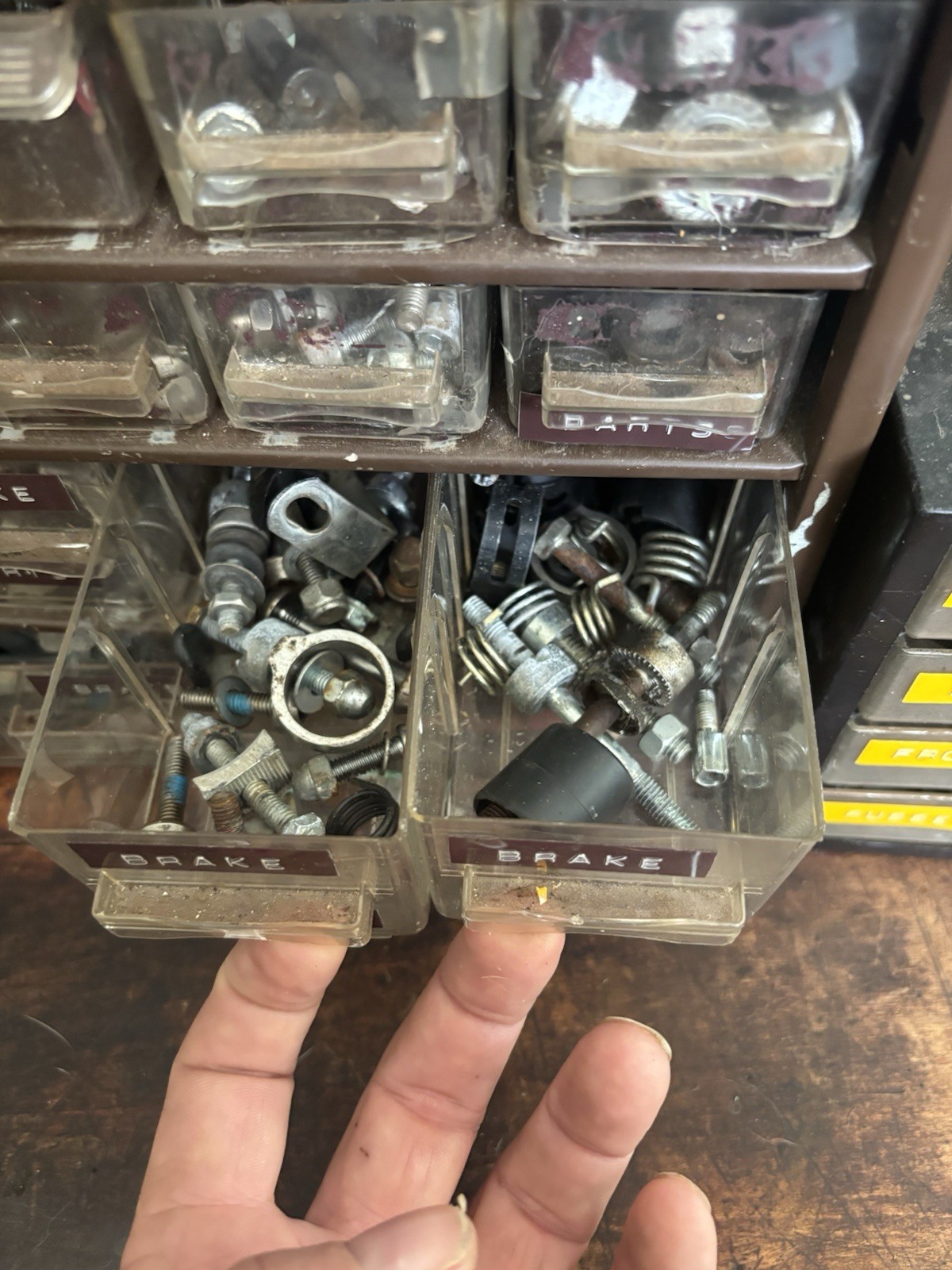 Vintage Bike Tinkerers Nut And Bolt Lot-Some Schwinn-Organizers Not Included