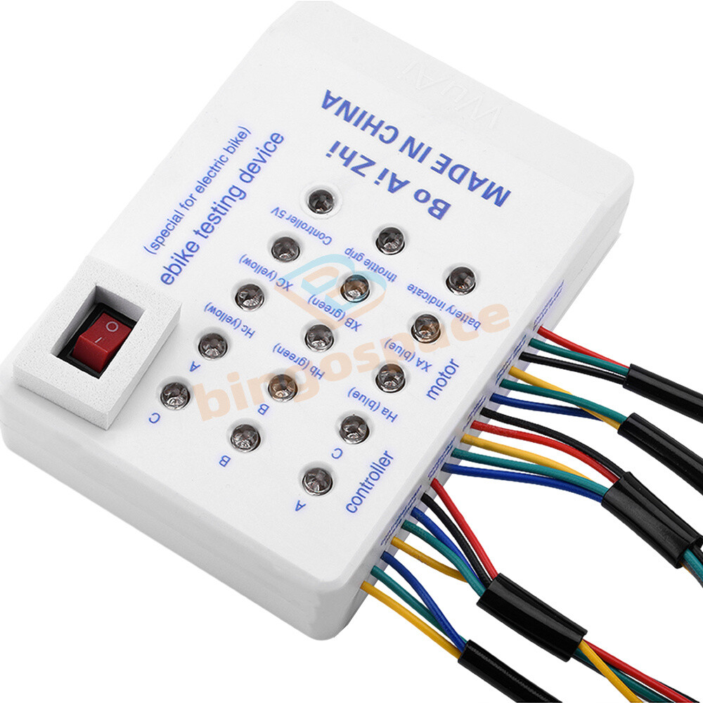 Electro E-bike Scooter Brushless Motor Controller Handlebar Hall Tester 24-72V