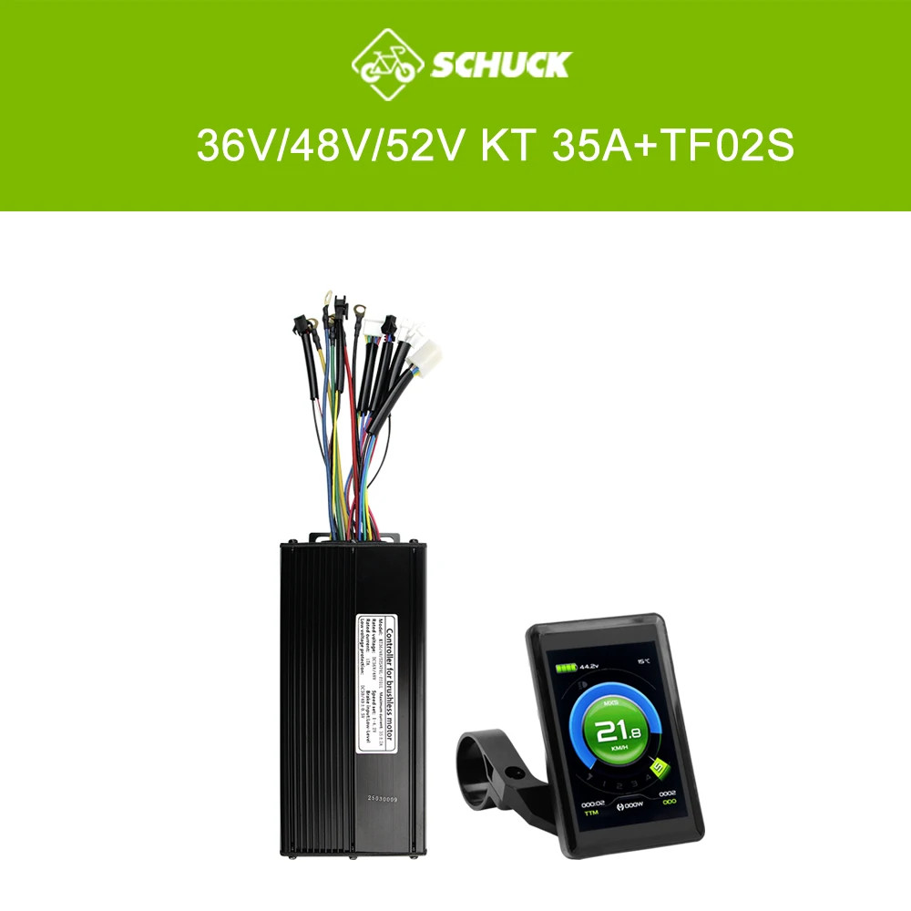 KT Electric Bicycle 36V 48V 52V 35A Sine Wave Controller SM/Waterproof Plug