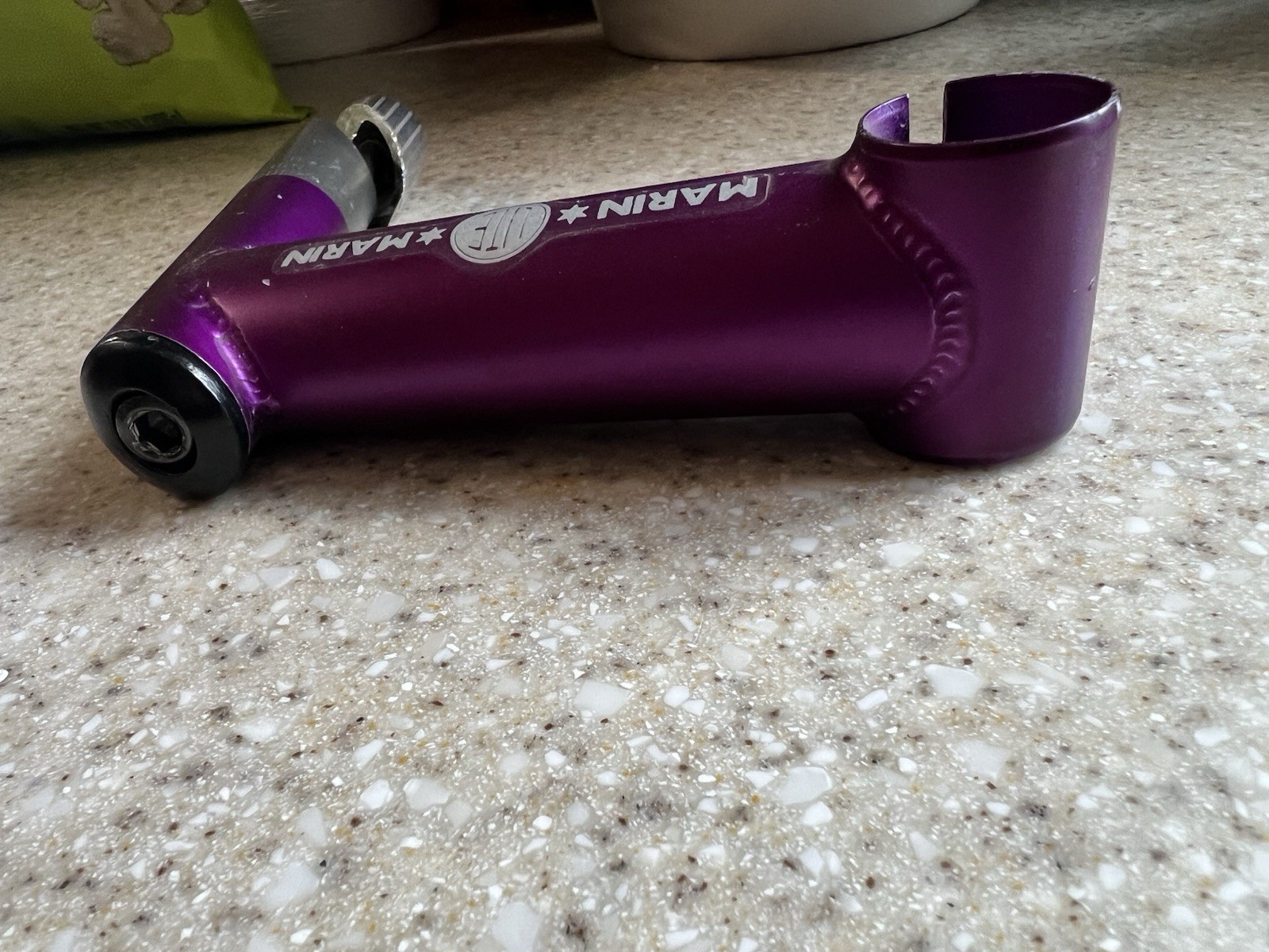 Marin Lite Stem – 25.4 clamp – 1-1/8 Quill 115mm Nos 90s Purple