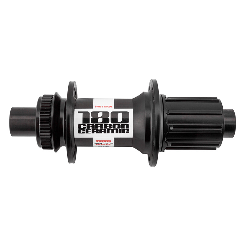 Rear Hub DT-Swiss 180 Ceramic 142/12mm Black 28 Hole Shimano