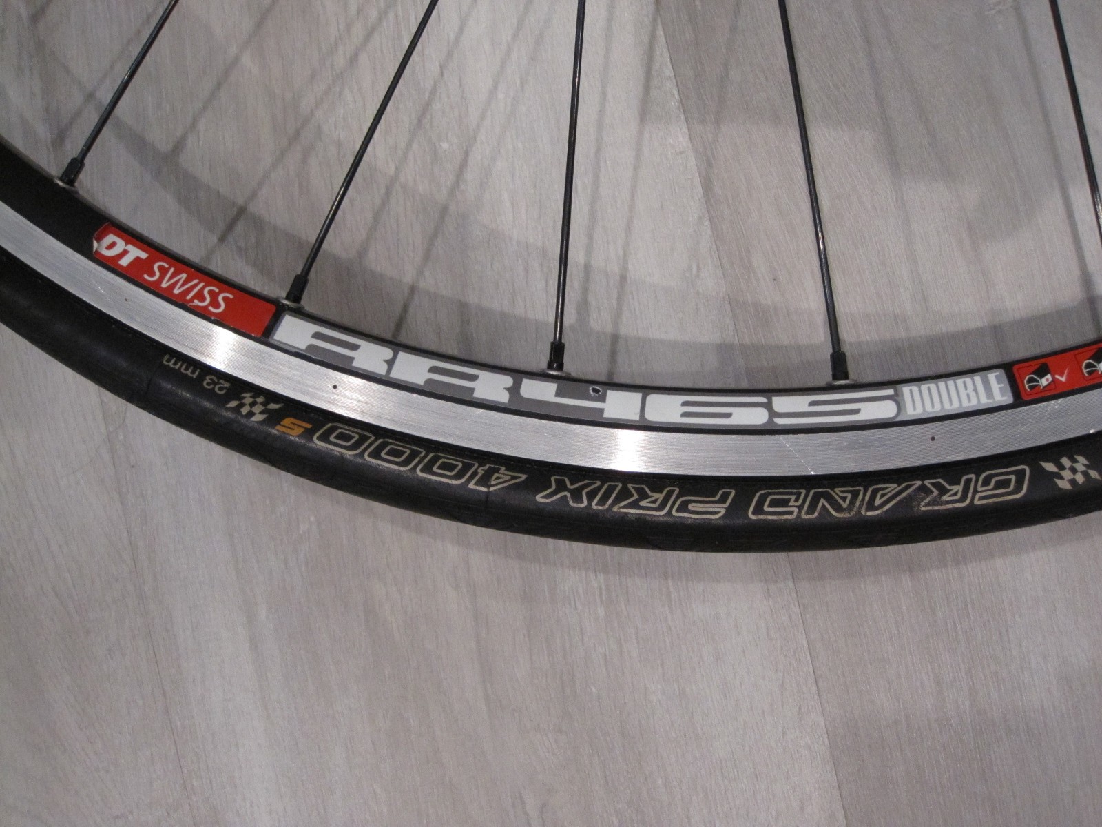 DT SWISS RR465 rim 700c 28hole Erto622x15 / CycleOps Front Hub & Grand Prix Tire