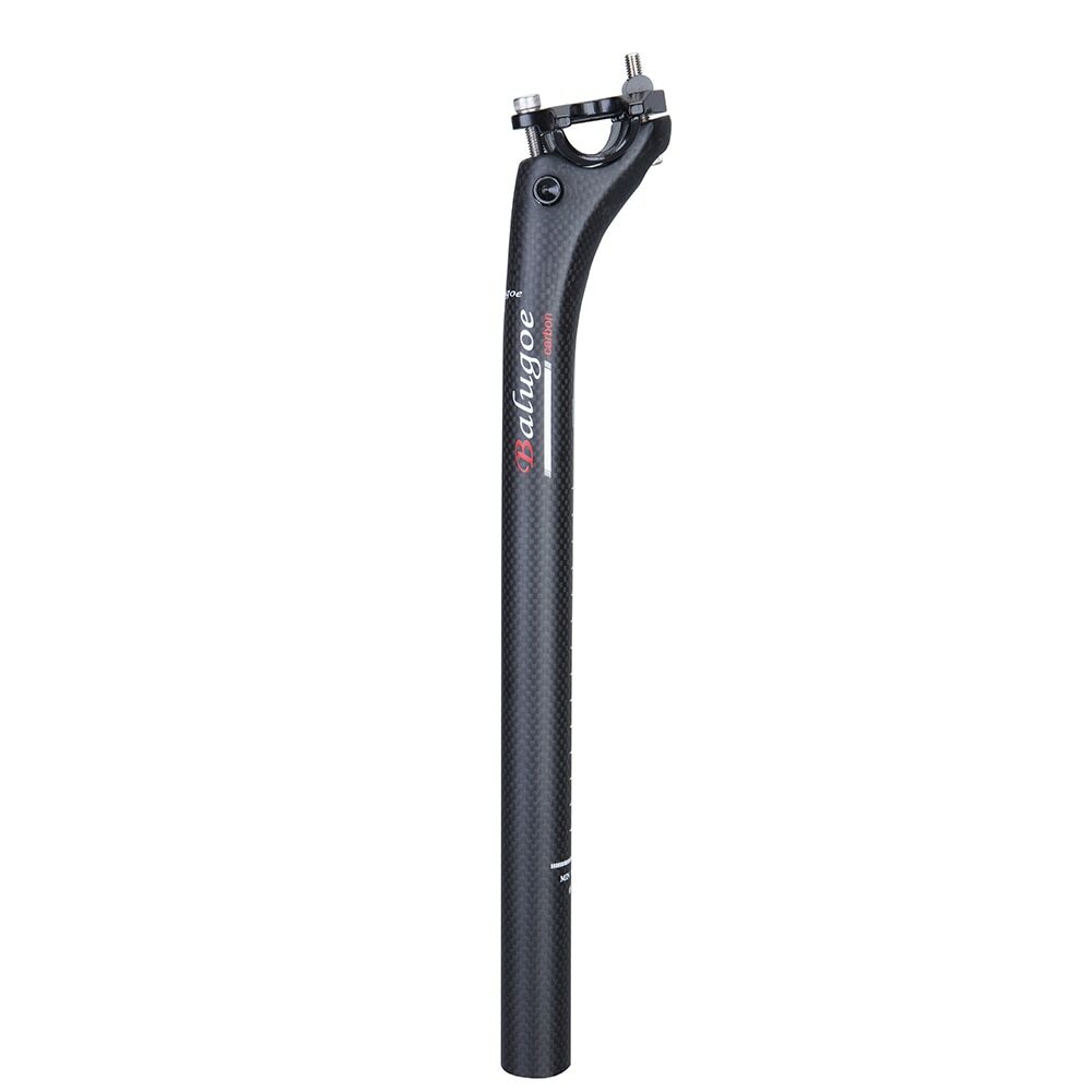 Carbon MTB Bicycle Seatpost Road Bike Seat Tube 25.4/27.2/30.8/31.6mm*350/400MM