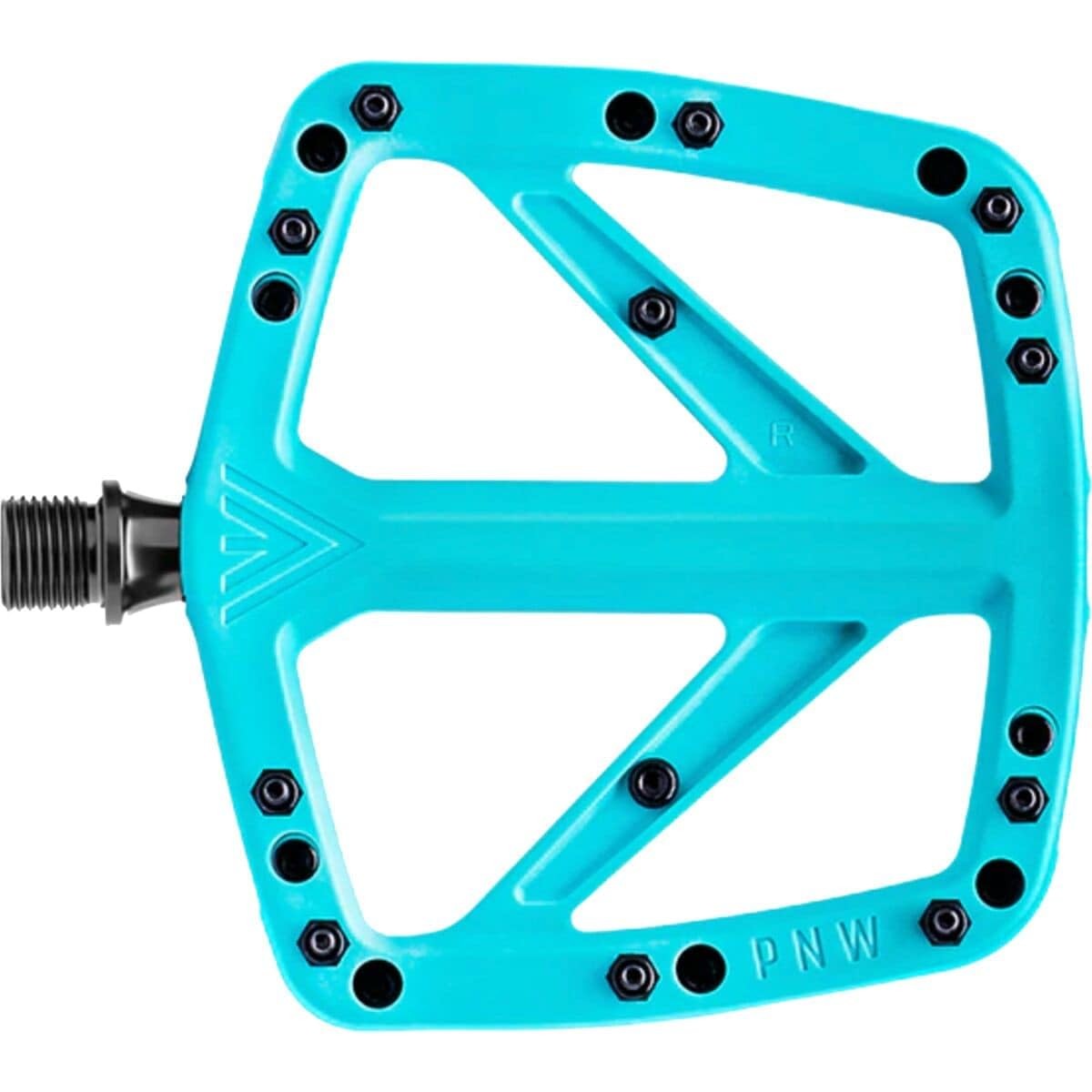 Seafoam Teal Bicycle Pedals 115x108mm Glass Fiber Reinforced Nylon Pair